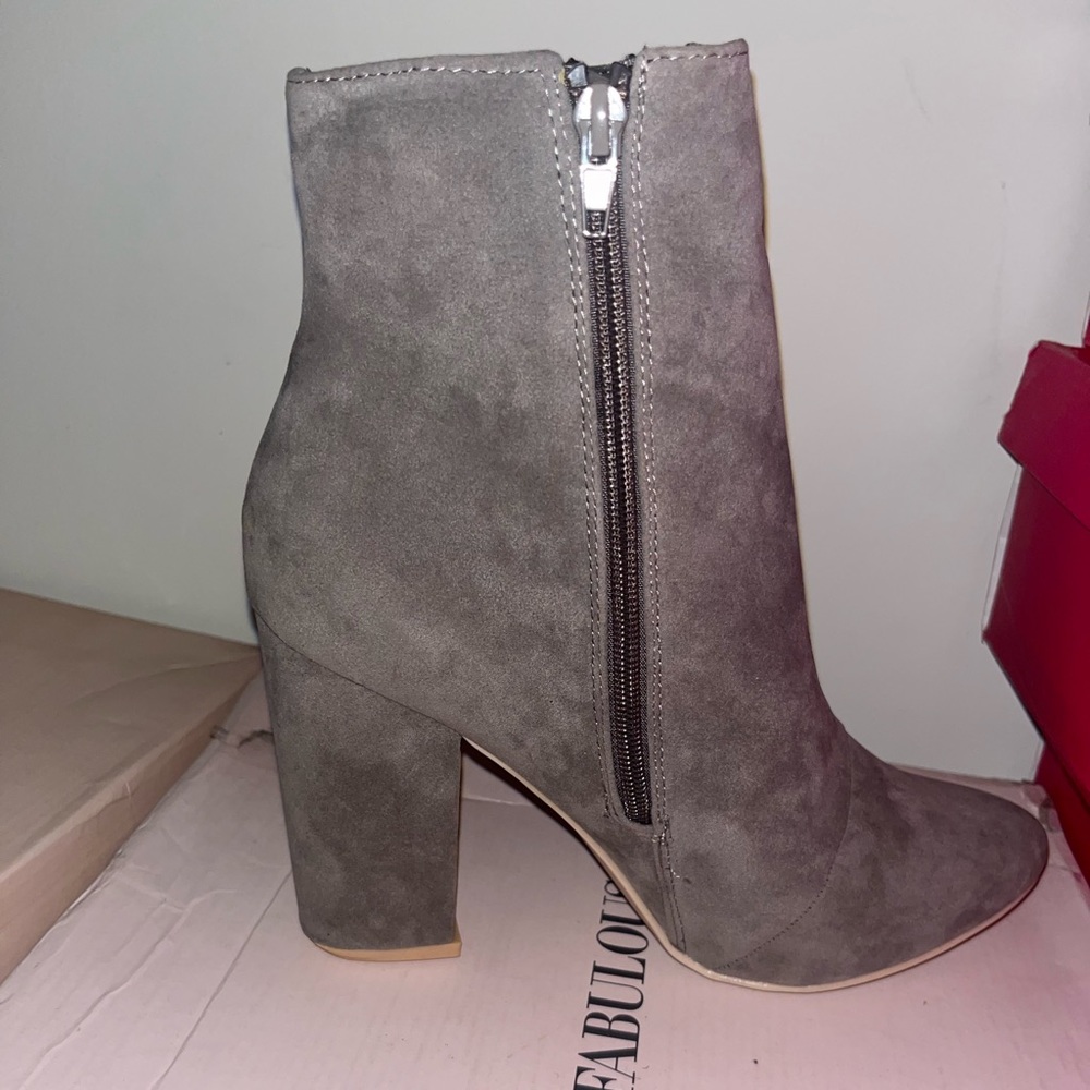 Besha Grey Booties
